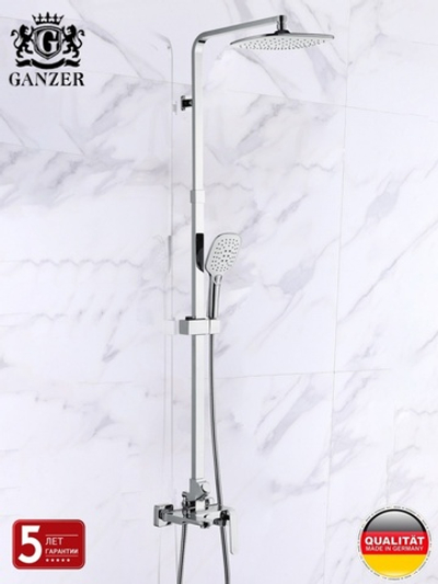 26061 Душевой релинг (хром) GANZER  (4/1шт)