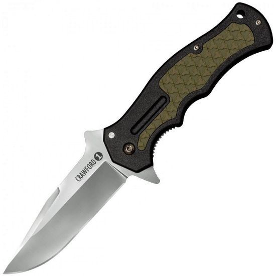 Складной нож Cold Steel 20MWC Crawford Model 1 c клинком из стали 4034 Stainless Steel, рукоять Zytel