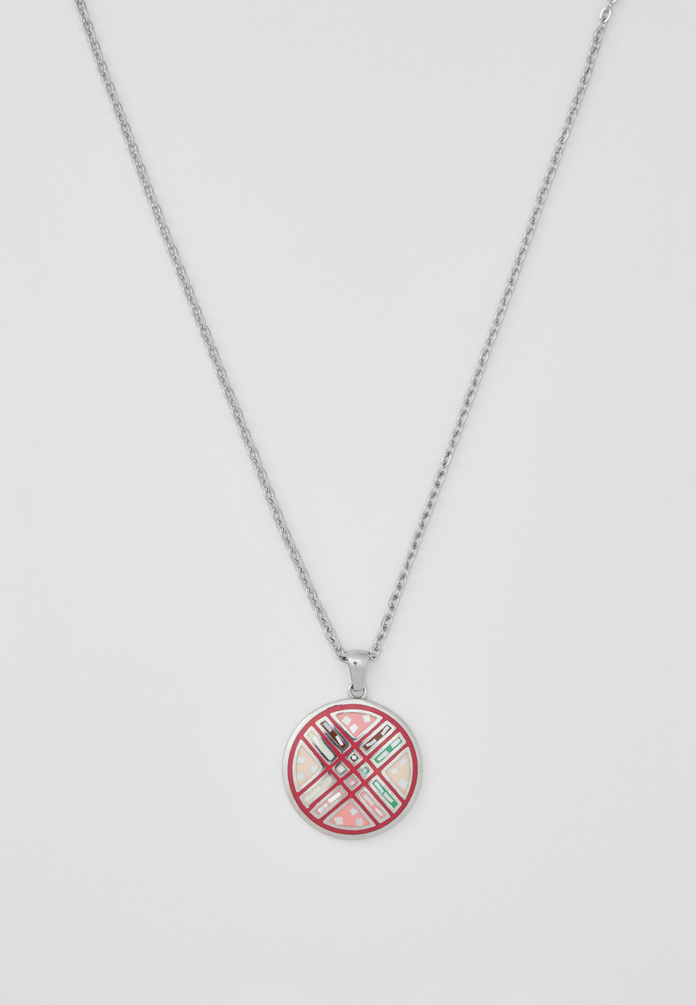 Ожерелье SHANYRAQ PINK STEEL