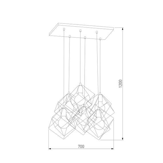 Подвесной светильник TK Lighting 191 Alambre