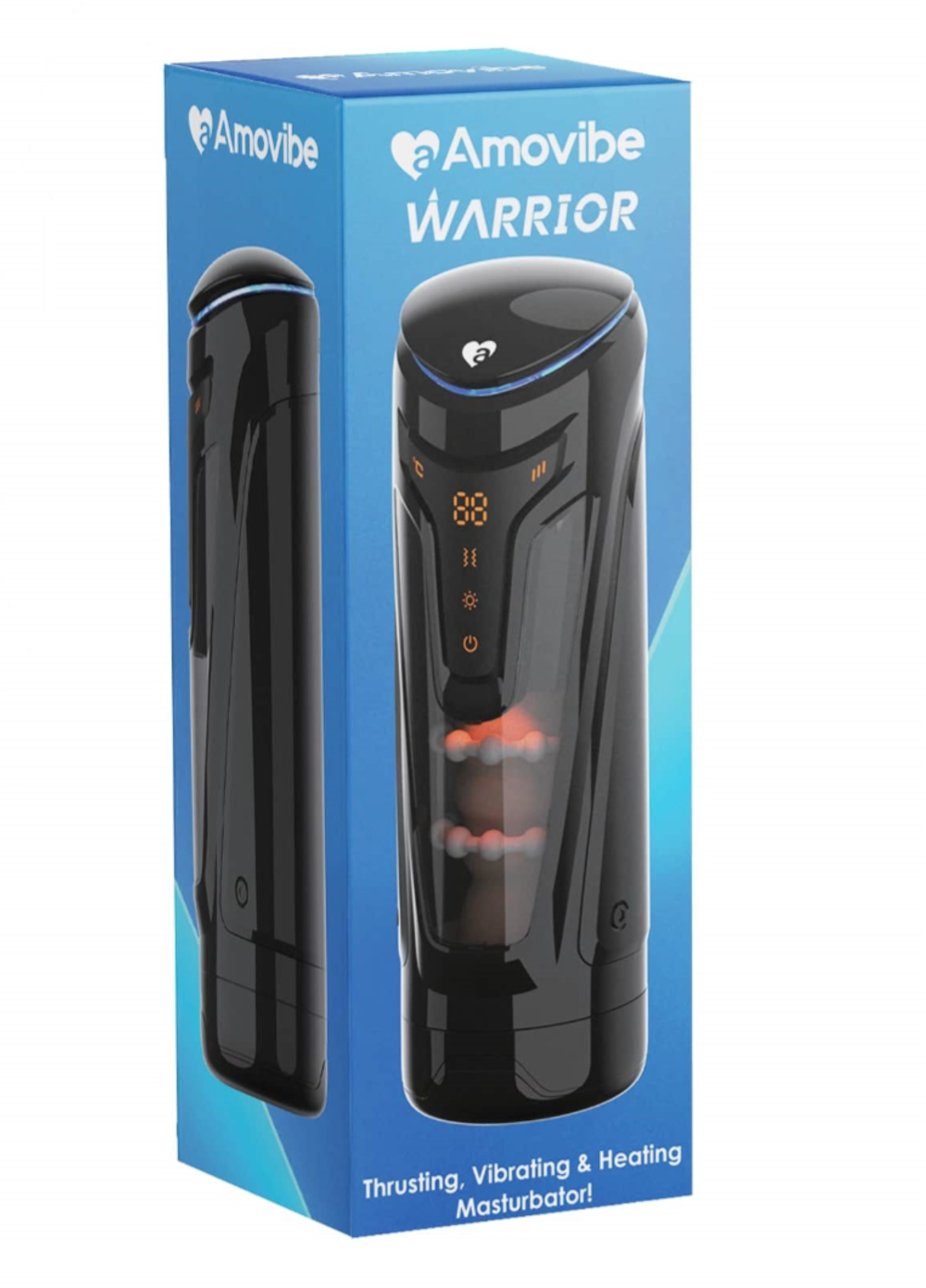 Amovibe Warrior - Мастурбатор с пенетрацией и массажем бусинами
