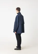 Плащ Короткий FOS Синий Мужской