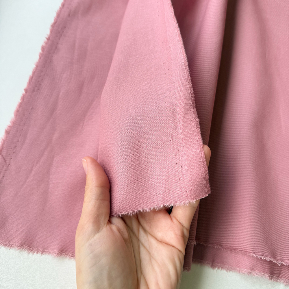 Джинса хлопковая (плотность 195 гр/м2) Розовая камея