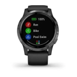 Часы для фитнеса Garmin vivoactive 4, черные, 010-02174-13