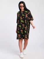 Платье-футболка спортивное оверсайз