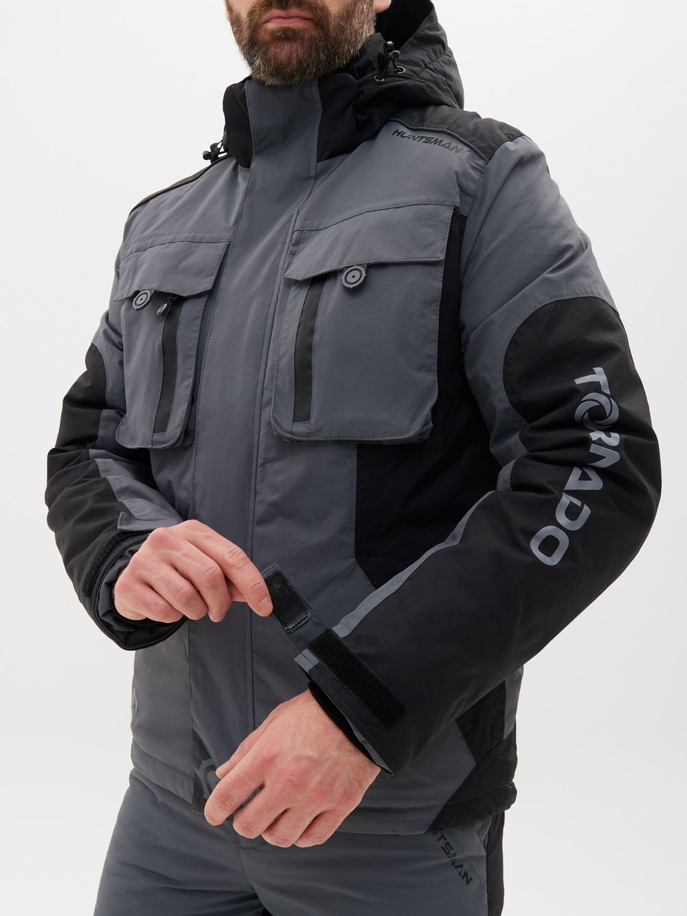 Костюм демисезонный Торнадо -15 ткань Breathable цвет Серый