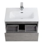 Тумба подвесная с раковиной BelBagno KRAFT 39-500/390-2C-SO-CG