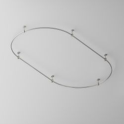 Шинопровод магнитный накладной Maytoni Flarity TRX154-2SR-D1200-PT