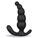 Черный анальный вибромассажер Dipper-RCT - 14,8 см. (Цвет: черный)