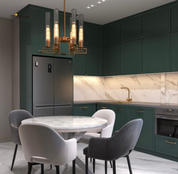 Примеры современных кухонь в дизайне из интернета