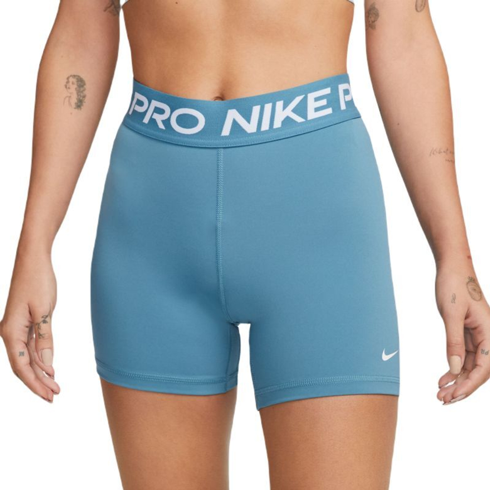 Женские Шорты теннисные Nike Pro 365 Short 5in - noise aqua/white