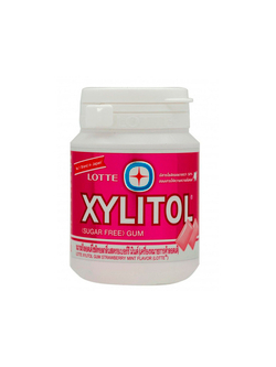 Жевательная резинка Lotte Xylitol Mint в ассортименте в банках