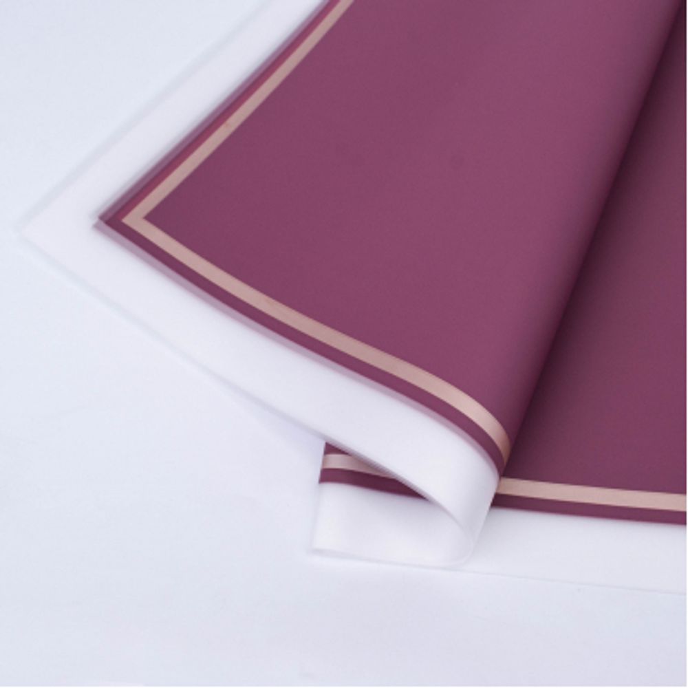 ЛИСТ Золотой квадрат 58*58/20шт СЛИВОВЫЙ