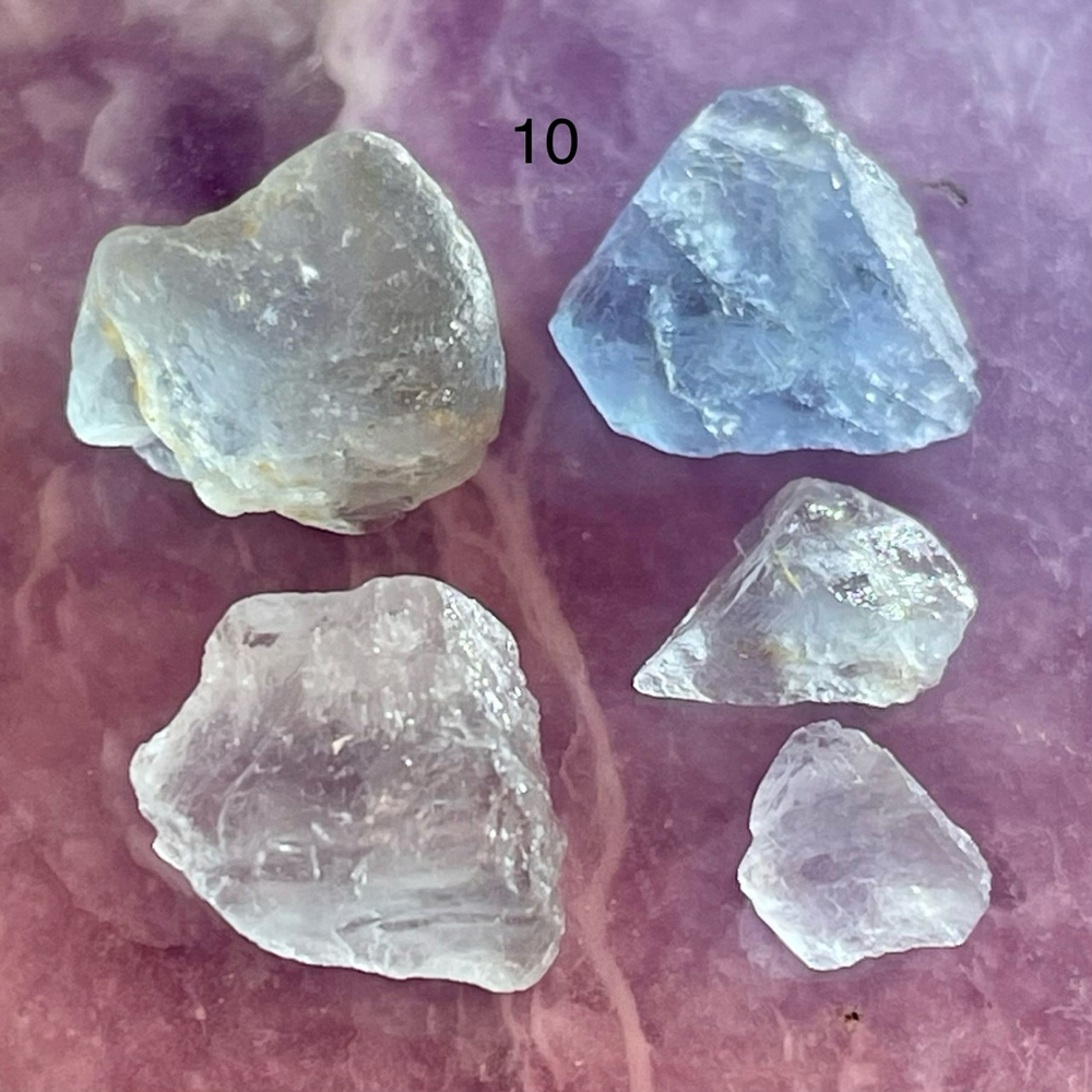 46376 Флюорит голубой 5-10мм набор--63