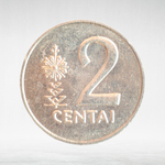 Lithuania, 2 Centai, 1991, VF