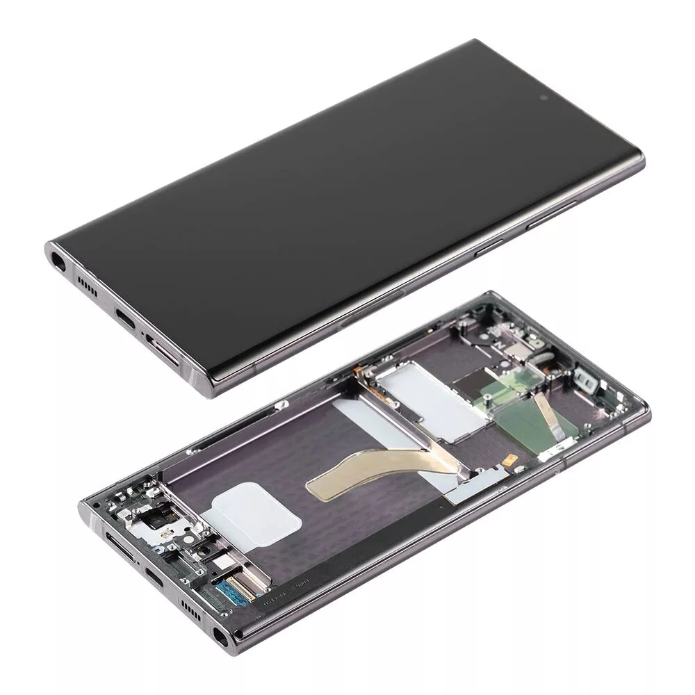 Samsung Galaxy S22 Ultra (SM-S908B) / 
(Дисплейный модуль с тачскрином) (в рамке) (ORIG-SP)
