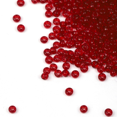 Бисер 10/0 PRECIOSA, 5 гр*10 уп, тёмно-красный