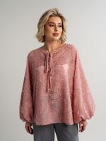 Блуза Воздушная мелодия (пудра) Б15139-7М LT Collection