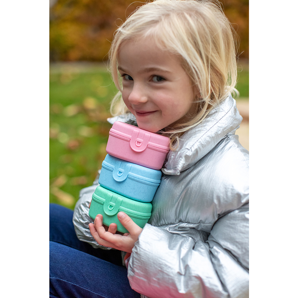 Ланч-бокс pascal, organic, 9,6х5,2х7 см, ярко-зеленый