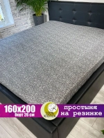 Простыня на резинке 160*200 / простынь