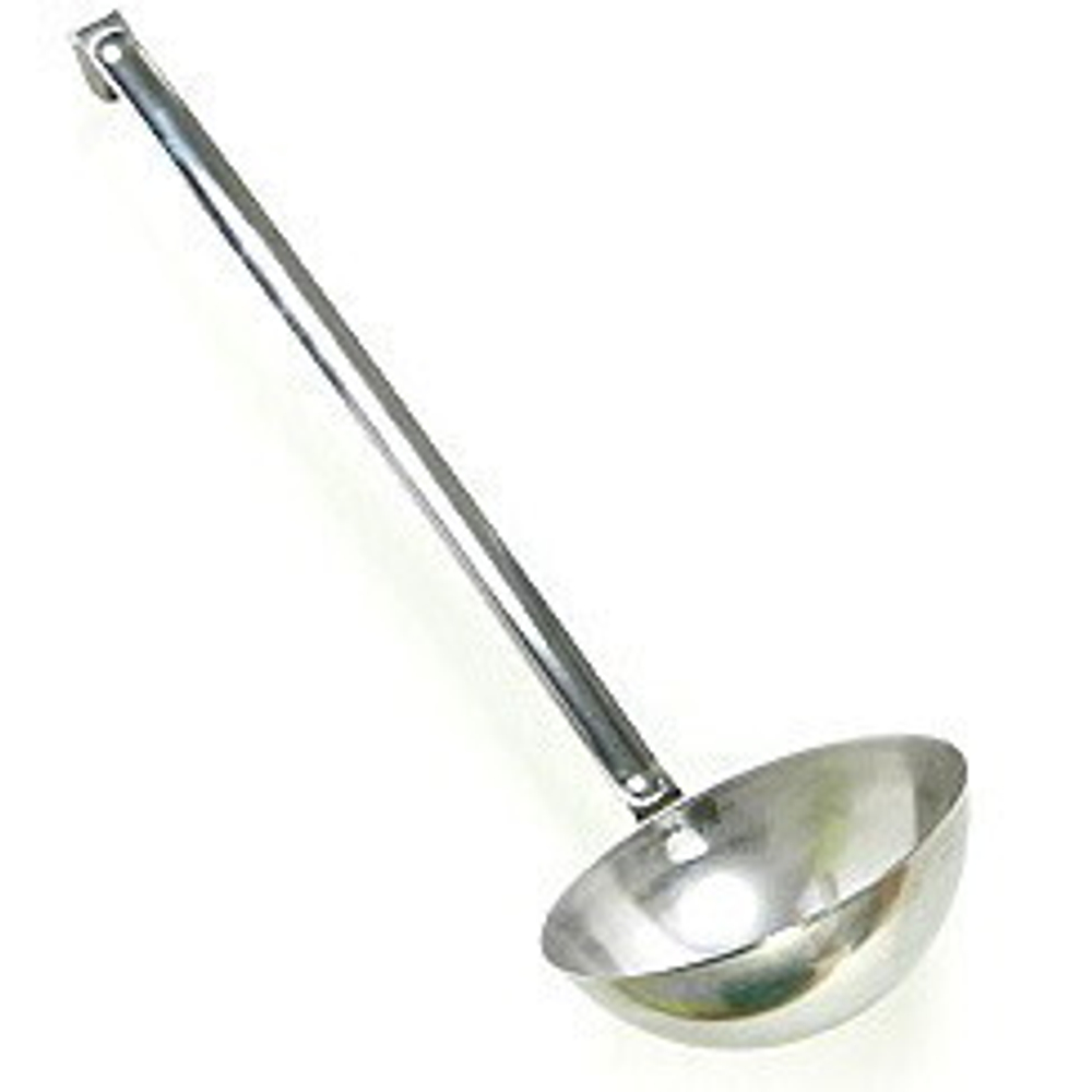 Ложка разливательная большая 250 мл, б/н «Кулинар» упрощенной обработки ручка 35см