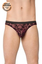 Трусы мужские с узором SoftLine фиолетовые L