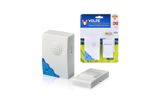 Звонок б/пров. VOLPE модель UDB-Q024 белый