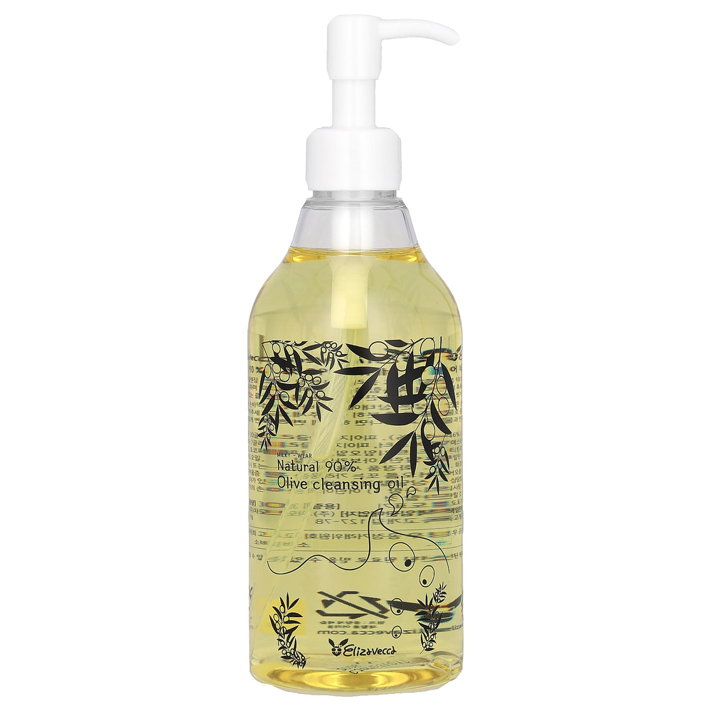 Elizavecca, Milky-Wear, натуральное очищающее масло, на 90% из оливкового масла, 300 мл (10,14 жидк. унции)