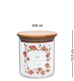 GS- 11/3 Банка для сыпучих «Розовый сад» 500мл