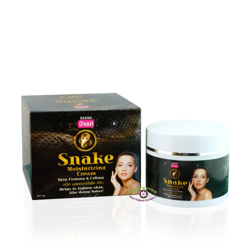 Лифтинг-крем для лица с эффектом ботокса на основе пептида кобры Snake Moisturizing Cream Skin Firming & Lifting Banna