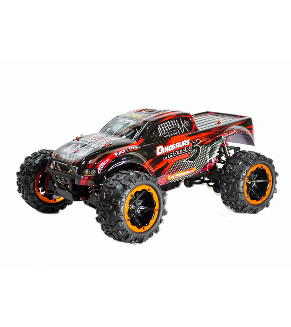 Радиоуправляемый монстр Remo Hobby Dinosaurs Master Brushless UPGRADE (красный) 4WD 2.4G 1/8 RTR