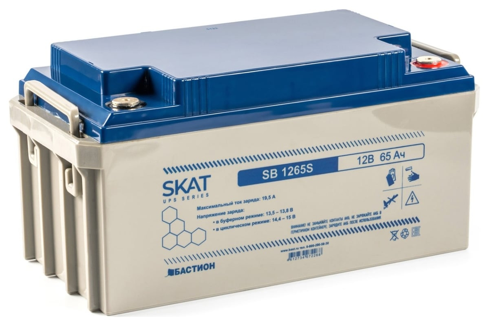 Аккумулятор свинцово-кислотный SKAT SB 1265S