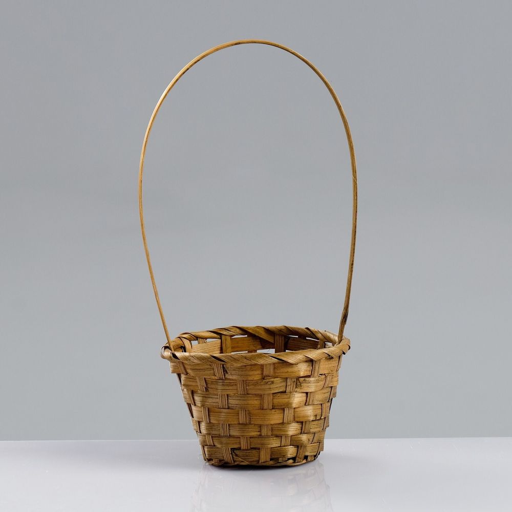 Корзина (бамбук) D13xН9,5 НН28 КОРИЧНЕВЫЙ