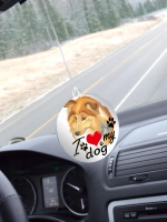 Подвеска в машину - Шелти (шетландская овчарка)