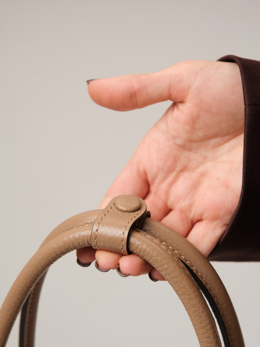 Кожаная сумка DBR 31341 капучино