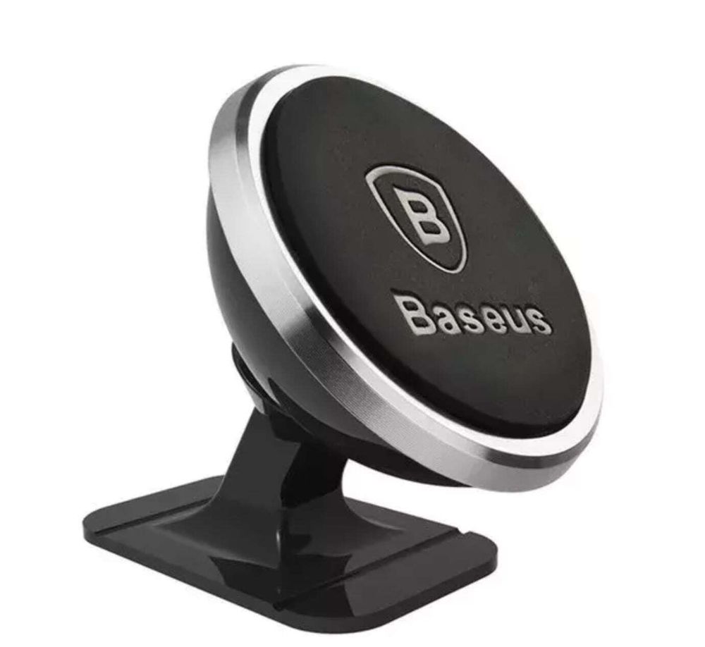 Автомобильный держатель Baseus 360 Adjustable Magnetic Phone Mount Silver