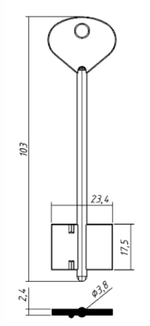 Заготовка дверняк КЕРБЕРОС 1