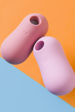 Вакуум-волновой бесконтактный стимулятор клитора Satisfyer Cotton Candy розовый