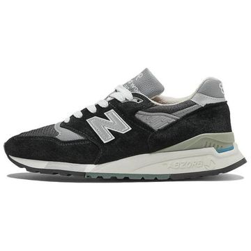 New Balance NB 998 Беговые кроссовки Низкие Черно-серые Мужские