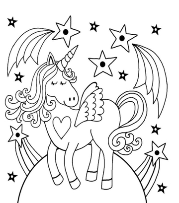 Я люблю раскрашивать единорогов