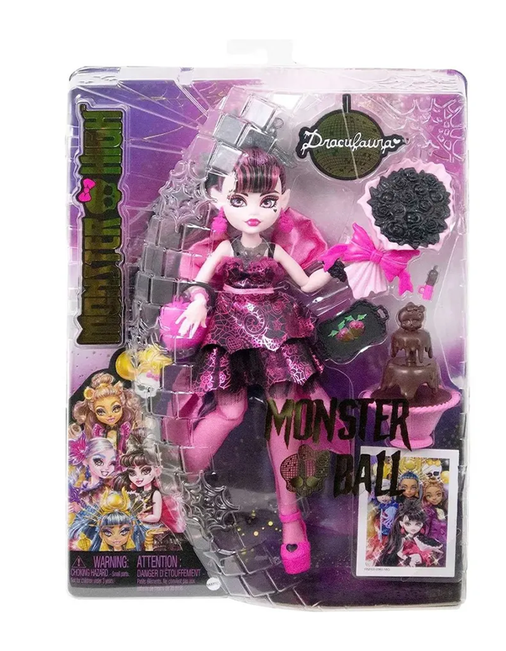 Кукла Monster High Дракулаура Бал Монстров HNF68