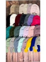 шапка зимняя ушанка из мягкого экомеха меховая