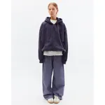 Худи БИЧ вареный Zip Слива ретро-синий