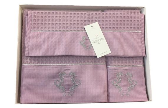 Набор полотенец  BRISE APONE  БРИС АПОНЕ 3пр 40х60 50х100 и 85х150 Maison Dor Турция