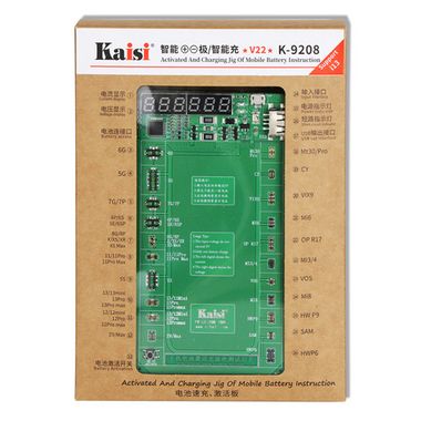 Kaisi K9208 V22 For iPhone 5-13 Pro Max Battery Activation Board For Android Phone Battery Tester/Charger Circuit Repair Board
