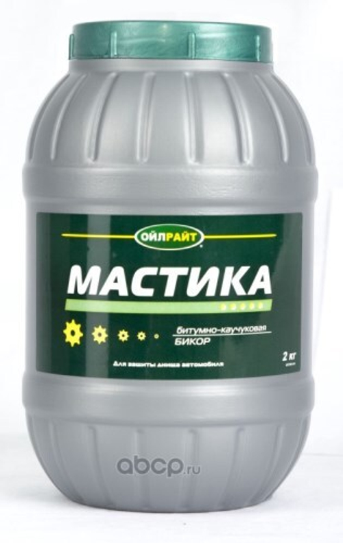Мастика битумно-каучуковая 2 кг  БИКОР  (OIL RIGHT)