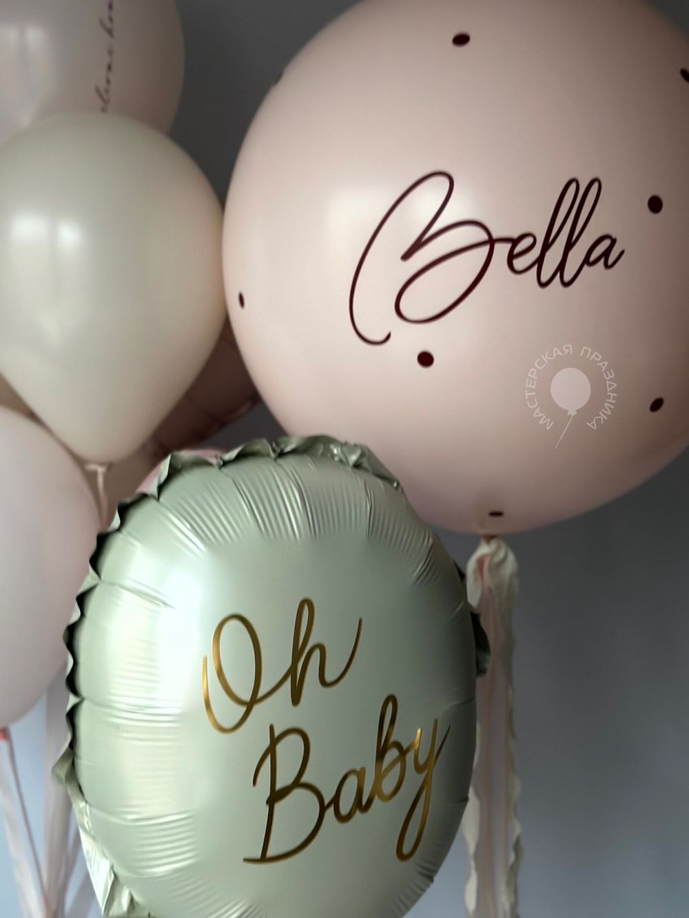 Воздушные шары на выписку для девочки №8876  Изображение6