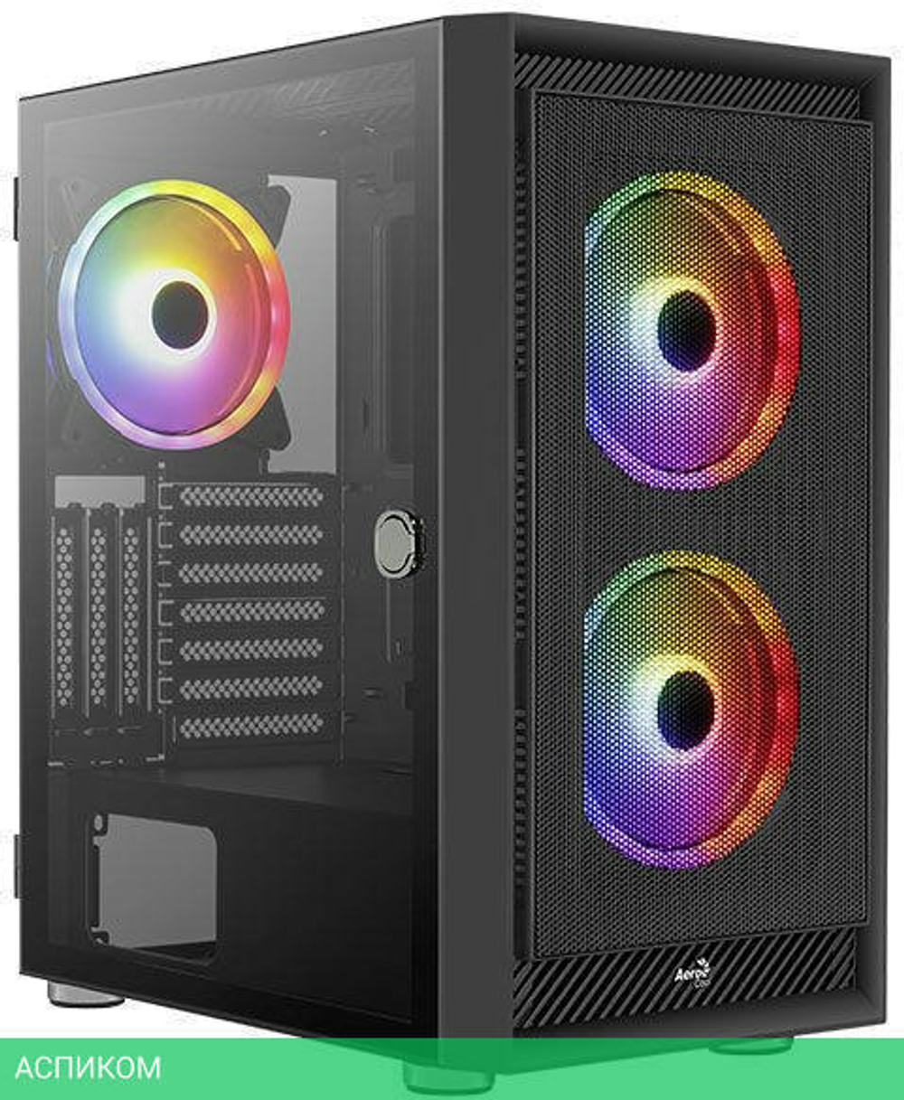 Корпус Aerocool Graphite-G-BK-v2 без БП черный (ACCM-PB24033.11)