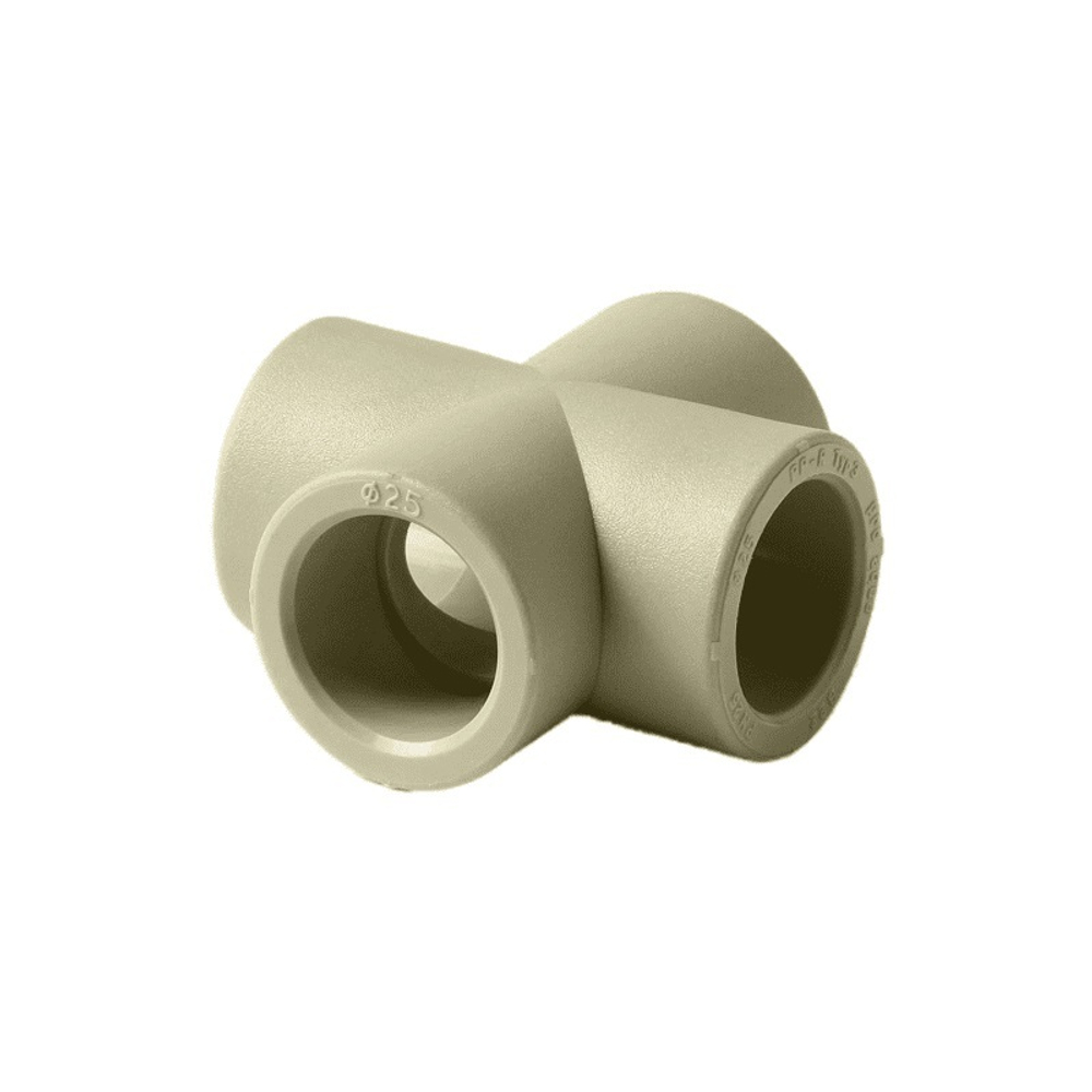 Крестовина PPR Ду20-50, серая, Pro Aqua