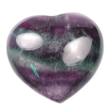 Сердце 51мм флюорит 87.4